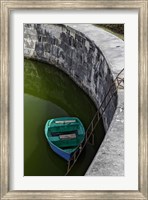 Framed Boat at the fortress of La Fuerza in Havana, Cuba