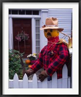 Framed Pumpkin Man, Vermont