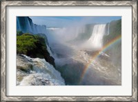 Framed Brazil, Foz do Iguacu Waterfall