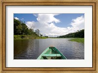 Framed Dugout canoe, Boat, Arasa River, Amazon, Brazil