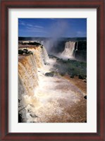 Framed Iguacu Falls, Brazil (vertical)