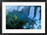 Framed Iguacu National Park, Parana State, Iguacu Falls, Brazil