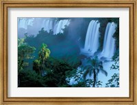Framed Iguacu National Park, Parana State, Iguacu Falls, Brazil