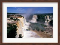 Framed Iguacu Falls, Brazil (horizontal)