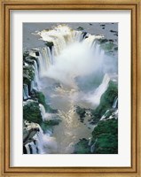 Framed Igwacu Falls Thunders, Brazil