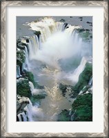 Framed Igwacu Falls Thunders, Brazil