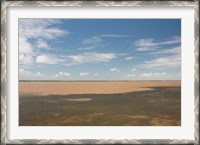 Framed Meeting of the waters at Santarem, Amazon, Brazil