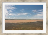 Framed Meeting of the waters at Santarem, Amazon, Brazil