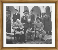 Framed Leaders Meeting at the Yalta Conference