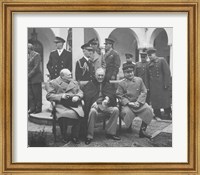 Framed Leaders Meeting at the Yalta Conference