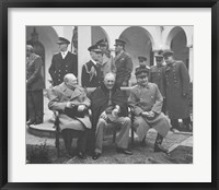 Framed Leaders Meeting at the Yalta Conference