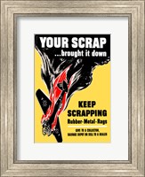 Framed Keep Scrapping