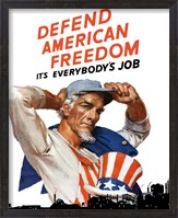 Framed Defend American Freedom