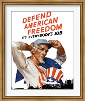 Framed Defend American Freedom
