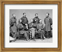 Framed General Sherman and His Staff