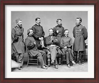 Framed General Sherman and His Staff