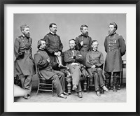 Framed General Sherman and His Staff