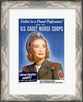 Framed US Cadet Nurse Corps