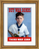 Framed Buy War Bonds - Third War Loan
