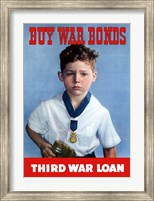 Framed Buy War Bonds - Third War Loan