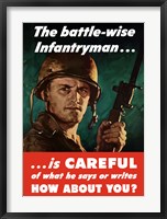 Framed Battle-Wise Infantryman