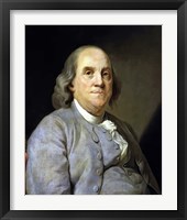 Framed Benjamin Franklin