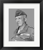 Framed General George Smith Patton
