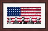 Framed Top Union Generals of the American Civil War