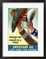 Framed American's All - Let's Fight for Victory