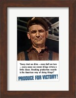 Framed Produce for Victory