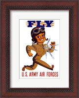 Framed Fly US Army Air Forces