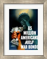 Framed Hold War Bonds