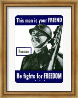 Framed This Man is Your Friend - Russian