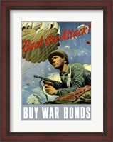 Framed Back the Attack!  Buy War Bonds