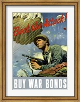 Framed Back the Attack!  Buy War Bonds