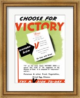 Framed Choose for Victory