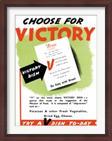 Framed Choose for Victory