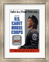 Framed US Cadet Nurse Corps - A Lifetime Education Free
