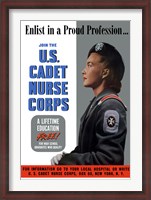 Framed US Cadet Nurse Corps - A Lifetime Education Free