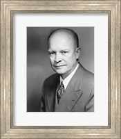Framed Vector Portrait of Dwight D Eisenhower