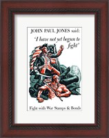 Framed Fight With War Stamps and Bonds
