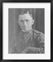 Framed Potrait of Harry S Truman in uniform