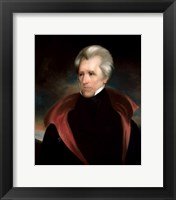 Framed President Andrew Jackson