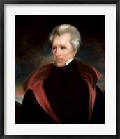 Framed President Andrew Jackson