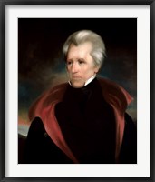 Framed President Andrew Jackson