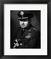 Framed Portrait of General Curtis Lemay
