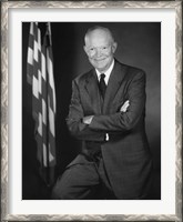 Framed Portrait of President Dwight D Eisenhower