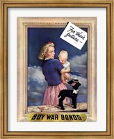 Framed Buy War Bonds - For the Future