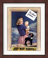 Framed Buy War Bonds - For the Future