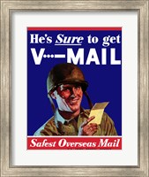 Framed V-Mail, Safest Overseas Mail